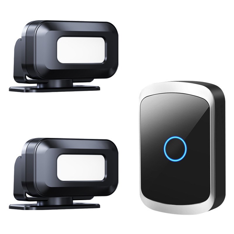 门口欢迎光临感应器店铺进门提醒你好语音提示报警器超市迎宾门铃