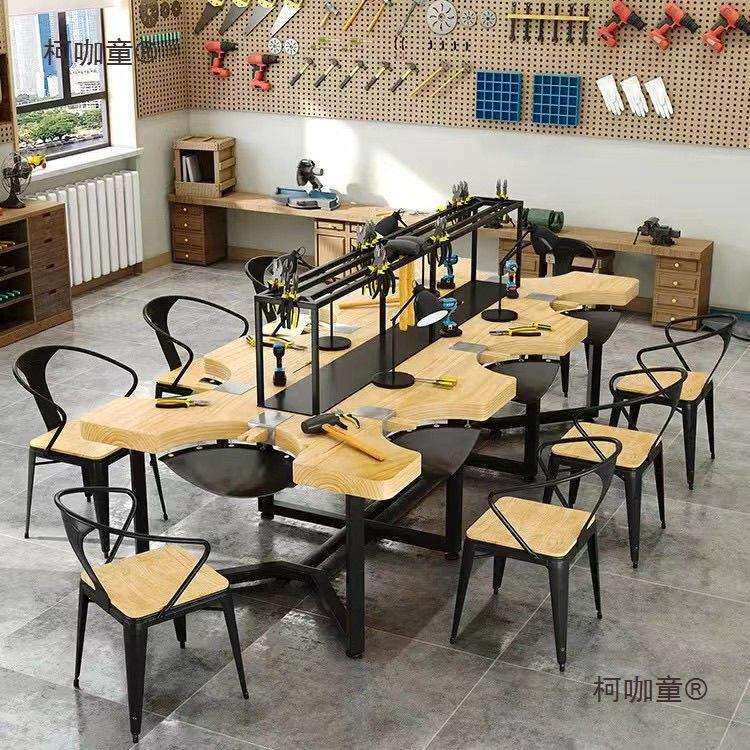 手工桌首饰加工桌打金桌金工桌珠银饰宝操作台打金台6人8人麦太保