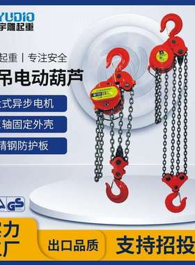 宇雕起重DHP环链葫芦5t10T20吨群吊爬架葫芦380V油罐焊接电动葫芦