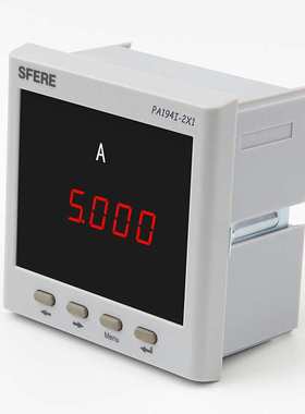 江苏斯菲尔sfere PA194I-2X1单相数显交流电流表
