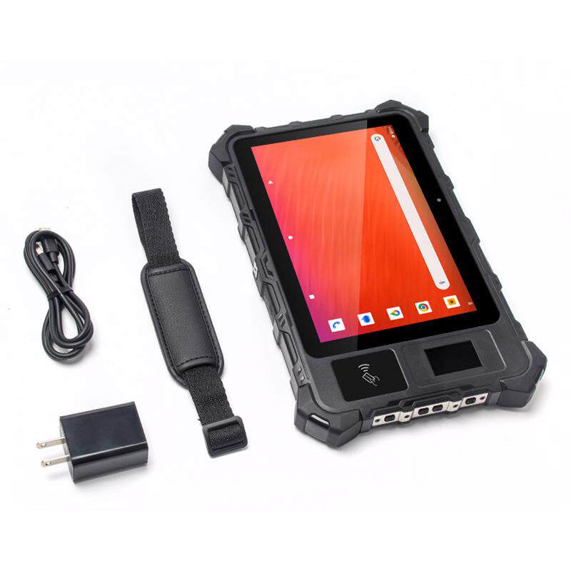 8英寸八核三防平板电脑防水NFC数据采集IC卡读取器4G跨境平板电脑