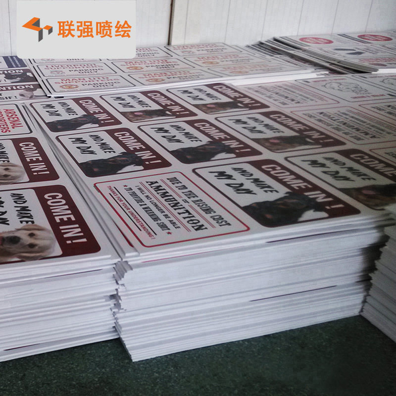 深圳厂家供应不起泡不变形异形立牌含喷绘画面异形安迪板
