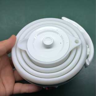 2024跨境超薄折叠旅行电热水壶foldable travel electric kettle