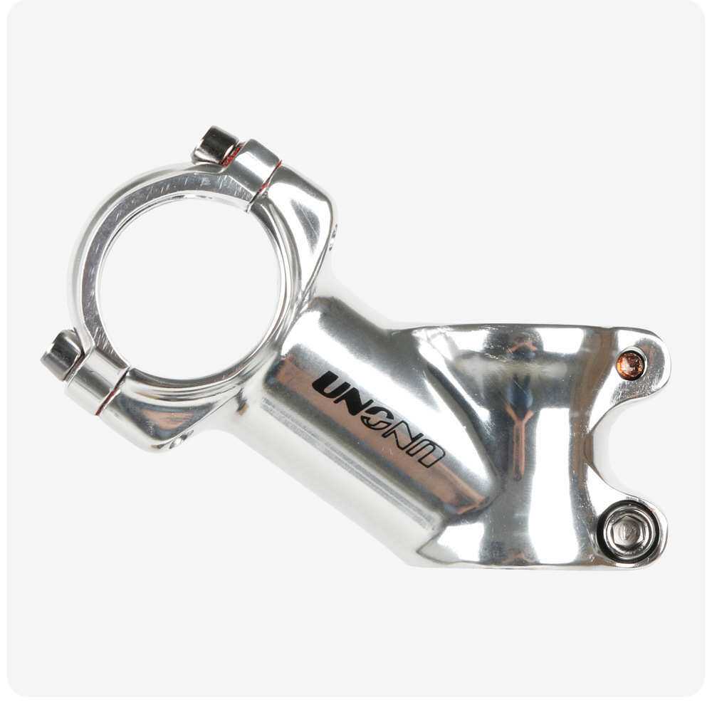 跨境 UNO自行车把立7度17度35银色立管山地车公路车超轻改装