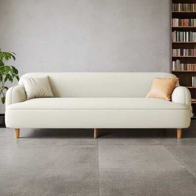 北欧风简约科技布客厅客厅沙发小户型出租屋家用双人直排布艺沙发