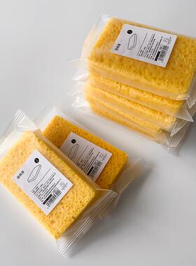 家Vv小丸日本天V-22M9-2然木浆洗清洁海绵块魔力擦神刷锅厨房碗强