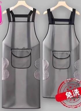 水防油免洗围GHYX-256裙家用厨房防夏明季餐饮专用围腰透工作服婴