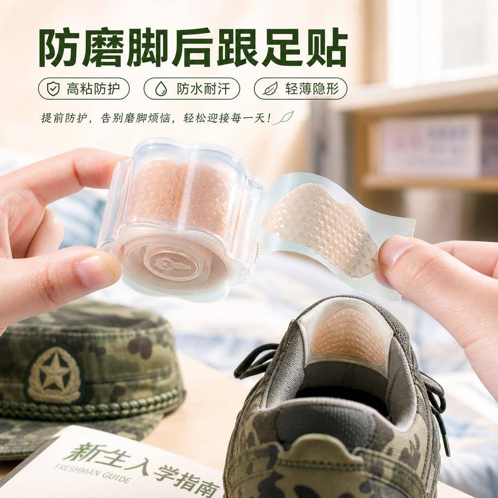 后跟贴女防磨脚神器高跟鞋矽胶皮鞋脚趾鞋子足帖隐形胶带磨脚贴软
