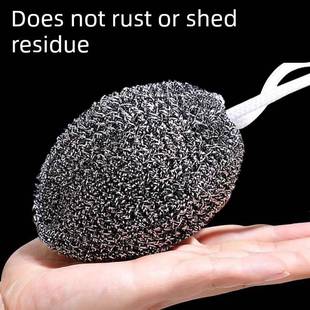 德国钢丝球食品级304掉丝清洁不001球家房用不锈钢厨专用铁球锅丝