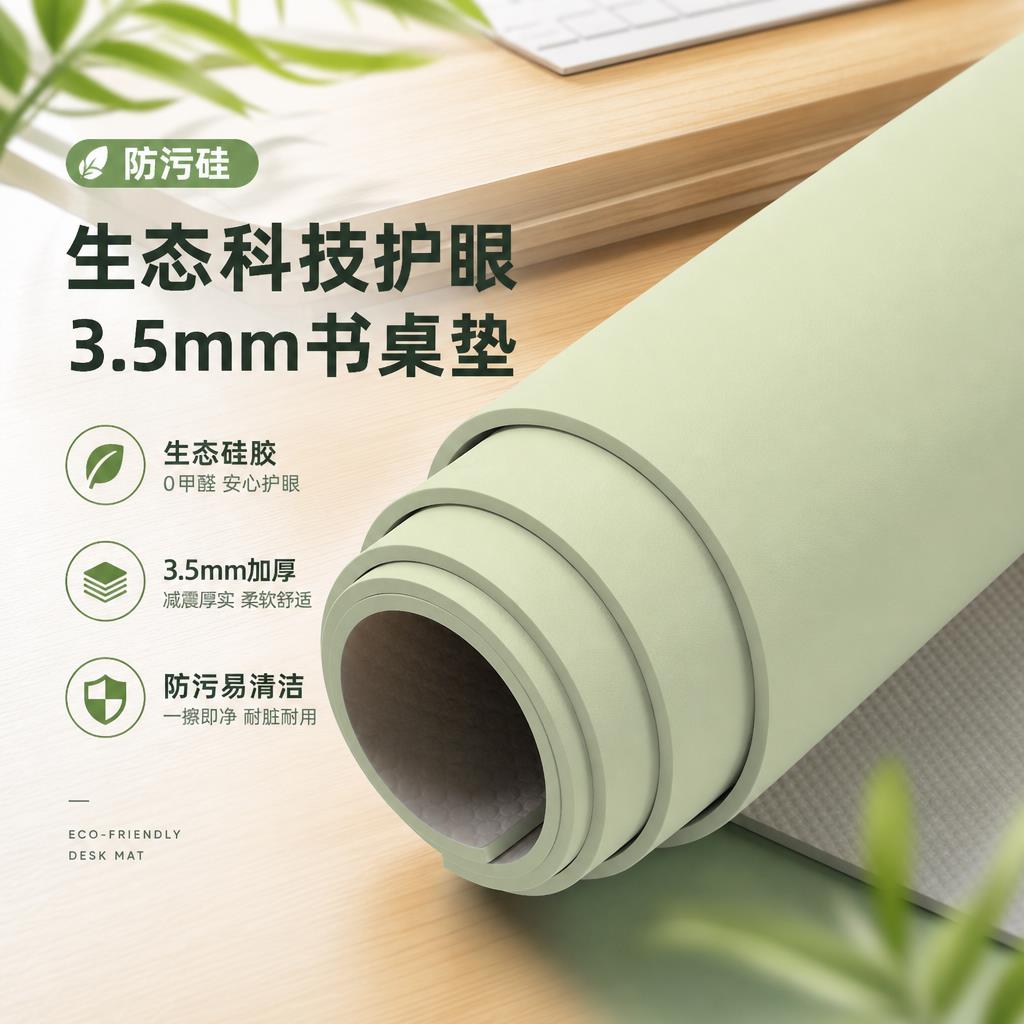 柔光护眼学生课桌垫防水耐脏儿童桌家用宿舍电脑桌防滑桌面防护垫