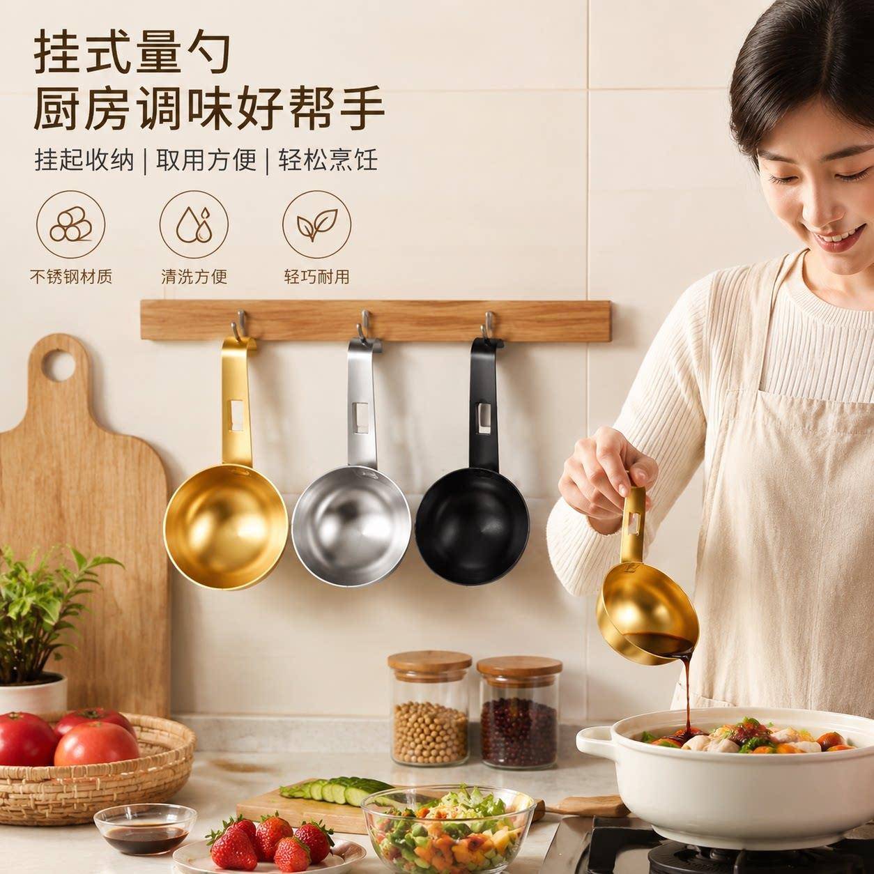 多功能不沾煮蛋器创意早餐煮鸡蛋器有挂钩家用厨房小工具调料量勺