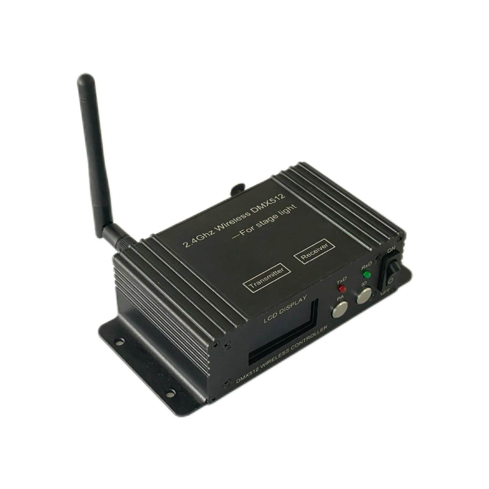 DMX512无线收发器 液晶屏控台发射器 舞台灯接收器无线灯光控制器
