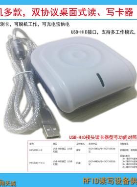 HX530D-H-e-1 RFID刷卡机 感应IC卡数据采集器 16进制 4|7字节