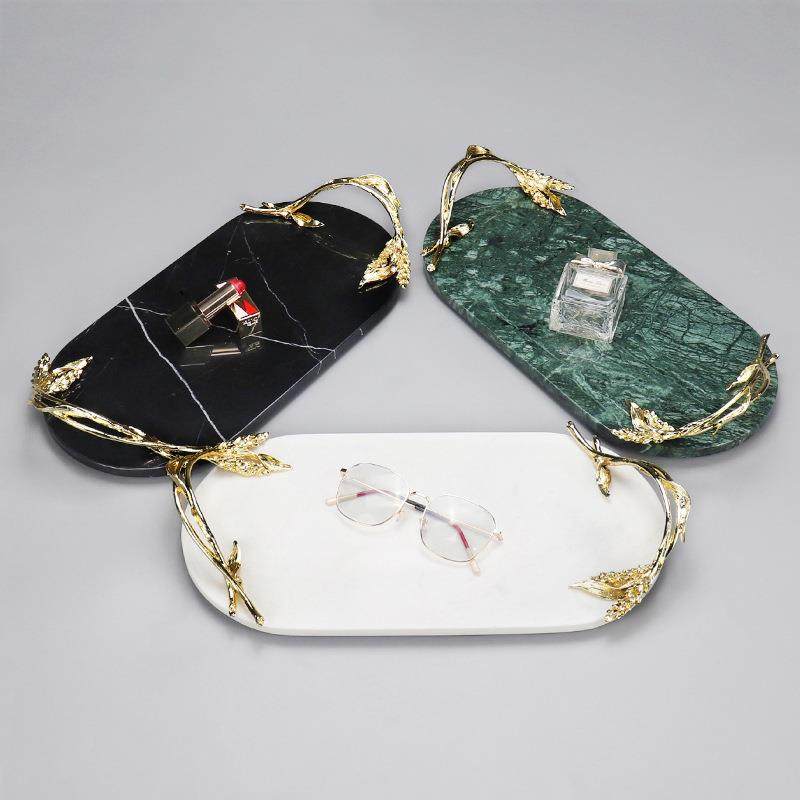 现代软装饰品装饰盘简约大理石椭圆形托盘酒店样板间桌面收纳摆件,畜牧/养殖物资,畜牧/养殖器械,淘宝优惠券,粉丝福利购,淘宝优惠卷