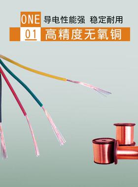 AVVR4芯*0.2平方阻燃纯铜白色门铃护套线空套线门禁监控报警系统