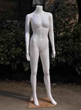白色塑料全身女模特模特道具服装拍摄道具现货