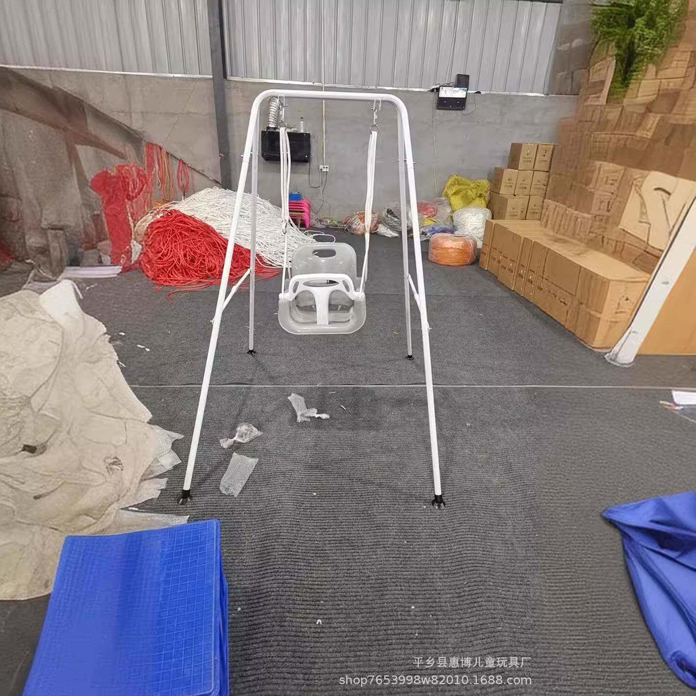 儿童秋千座椅家用秋千支架男女小孩摇晃荡秋千座椅户外室内可折叠