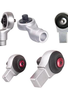 可换头扳手棘轮头插件9×12mm14×18mm方头圆孔16mm棘轮扳手头