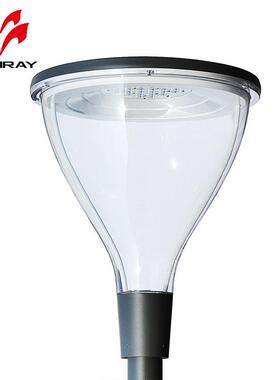 led庭院灯铝板旋压透明PC60w道路广场公园照明出口5年质保