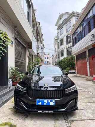 适用于宝马7系G11/G12后期行政版改装阿尔宾娜小包围前唇后唇尾翼