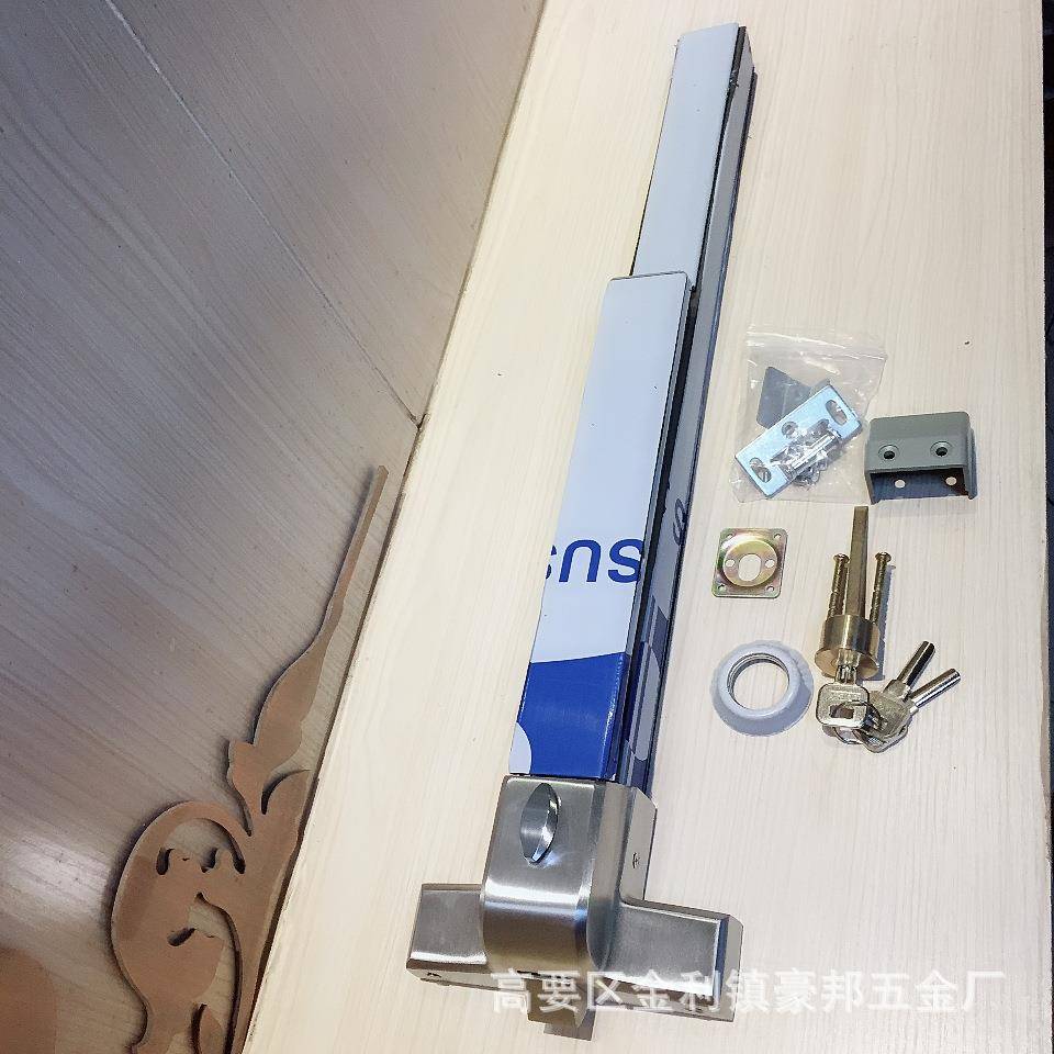 专业生产防火锁防火门平推逃生锁走火通道逃生推杆锁保质期5年