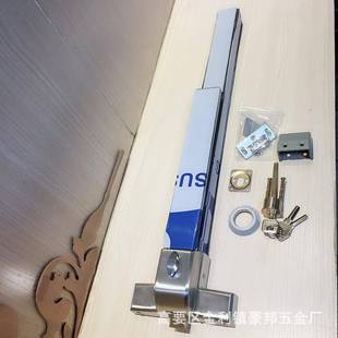 专业生产防火锁防火门平推逃生锁走火通道逃生推杆锁保质期5年