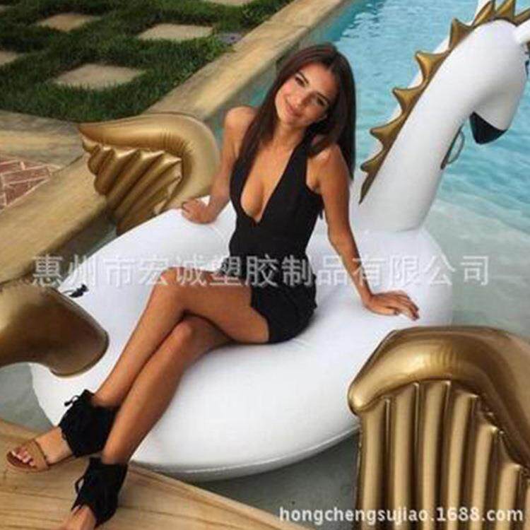 零售天马浮排天鹅菠萝披萨火烈鸟充气水上浮床
