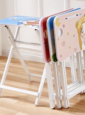 9C儿童折叠学习桌椅小学生书桌家用写字桌课桌椅套装简约写字台金