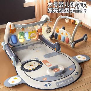 婴幼儿脚踏钢琴踩踏健身架器学步车二合一宝宝益智早教玩具0一1岁