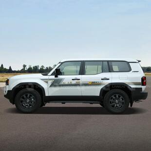 2024新款普拉多LC250车贴拉花霸道腰线装饰贴花车身彩条汽车贴纸