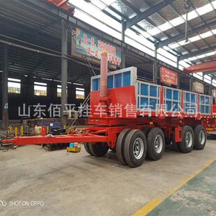 平板拖车小型机械平板牵引拖挂车轻型运输货物拖车
