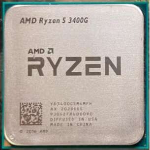 AMD锐龙Ryzen5 3400G 处理器散片CPU 台式机电脑CPU适用b450b550