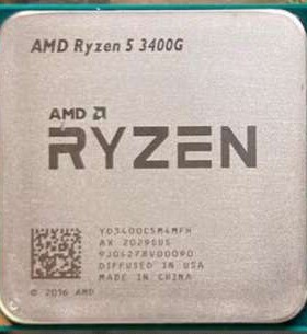 AMD锐龙Ryzen5 3400G 处理器散片CPU 台式机电脑CPU适用b450b550