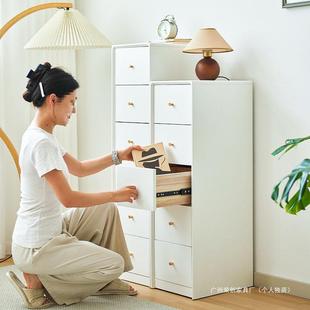 置物柜沙发缝隙柜 35cm床头窄边柜多层抽屉式 实木夹缝收纳柜25