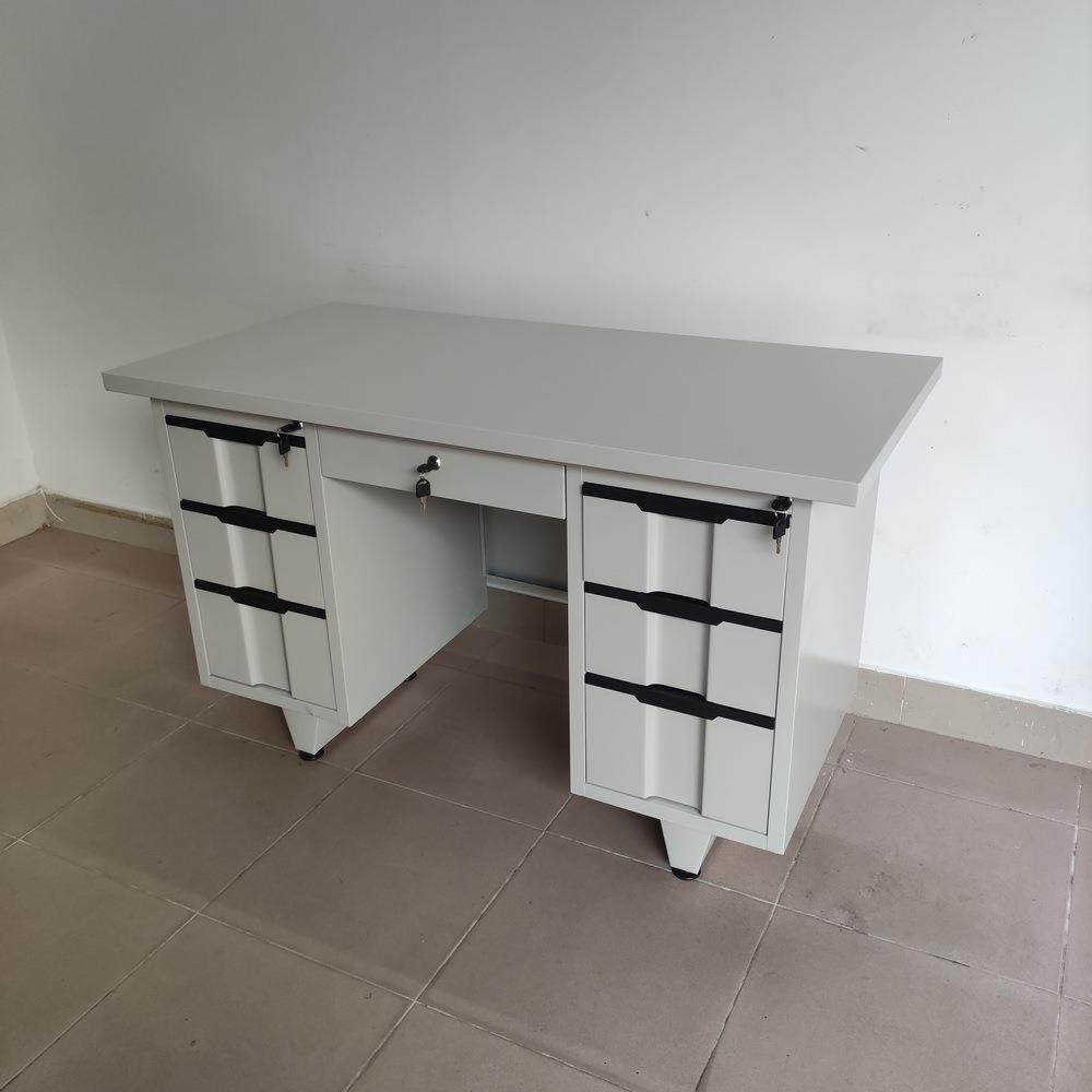 钢制办公电脑桌整装铁皮桌单人职员桌防水写字书桌工厂车间工作台,农用物资,其他肥料,淘宝优惠券,粉丝福利购,淘宝优惠卷