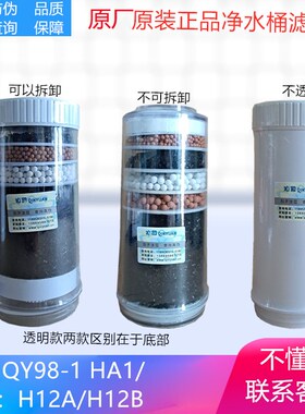 沁原装qy98-1净水器滤芯H12B净水桶滤芯HA1/H12A饮水机过滤器滤芯