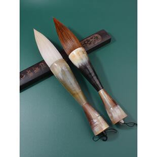 牛角斗笔大号特默认项号加大兼毫狼毫大羊毫提斗粗大写字福字榜书