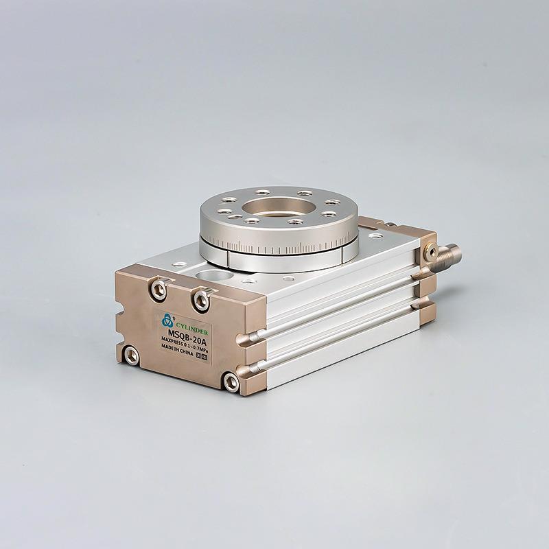 b旋转1气缸90度180度旋可调转气缸HRQ10MSQA10A/20A889/30Amsq0a