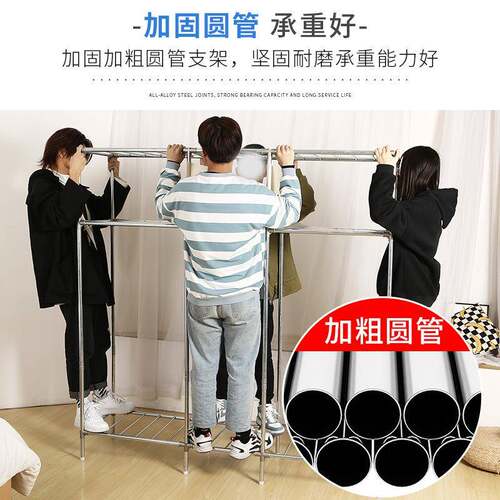 衣柜家卧室简易布衣柜用结耐用出租房用挂小户实型新YG19衣橱组装