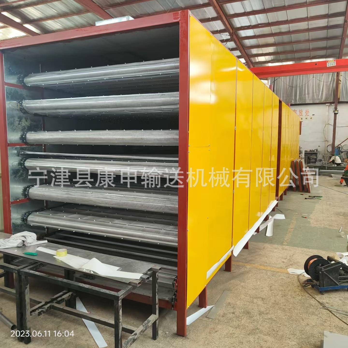 厂热多层物料烘干机电加式连续OEK家烘干机不锈钢网带隧道烘干机