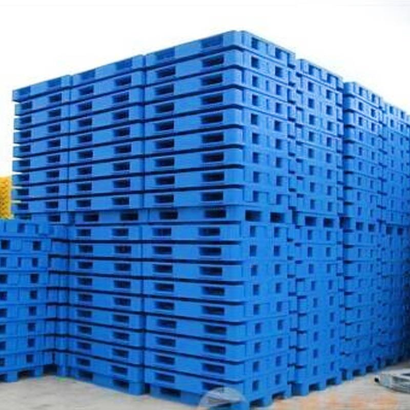 网格字塑料盘加钢管货架塑防胶栈板仓QEE储加厚托川卡板潮周