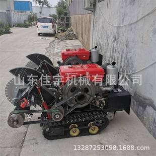 履带马路切割机 路面刻纹机割缝切路机水泥公路沥青切割机