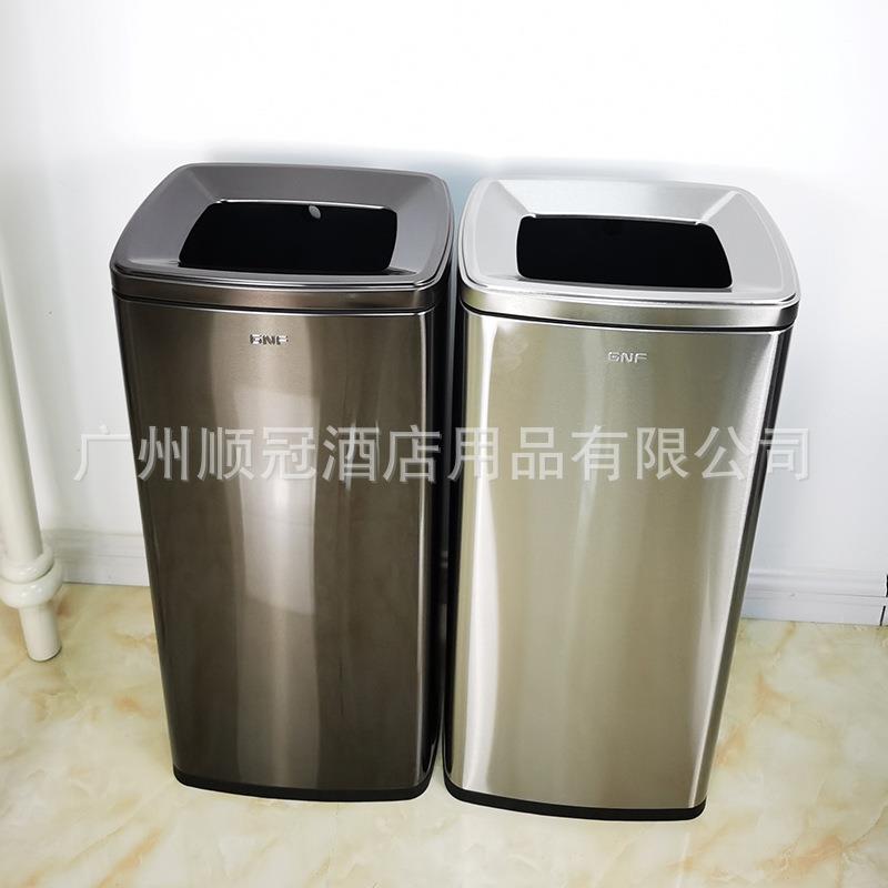 方30升盖方形家用垃圾南桶防指纹KPI境环桶客厅厨房无50L大号果皮