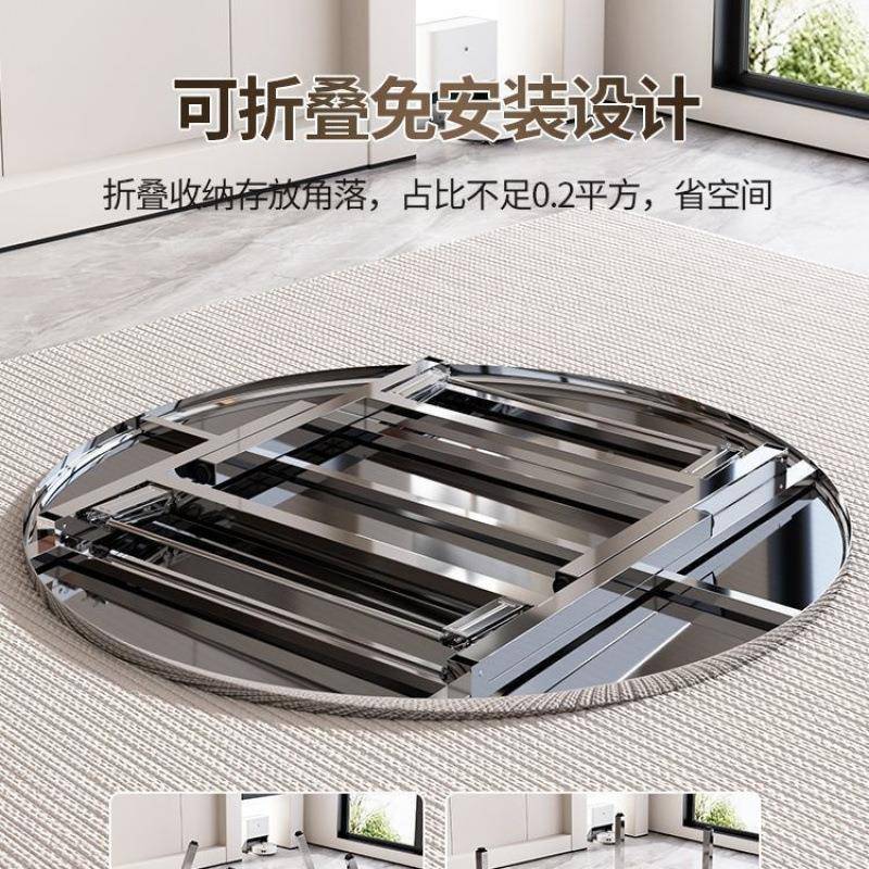 不锈YH其他YH桌子特家厚可折叠圆桌摆摊烧大烤吃饭用排挡不锈钢桌