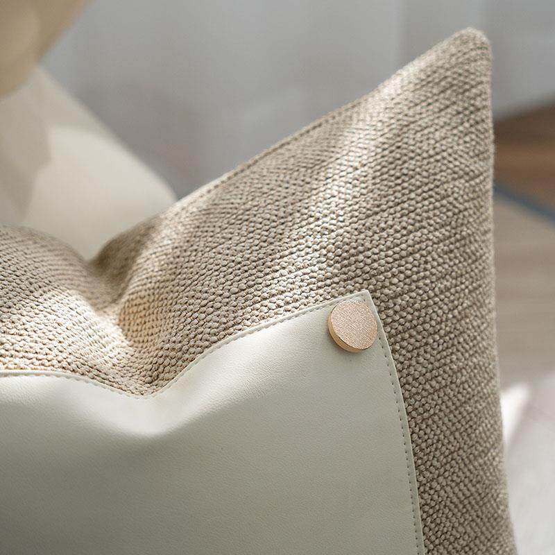 棉麻燕奶系列轻奢法式沙抱HY枕套酒咖店样发板间客厅靠枕含芯麦简,居家布艺,抱枕被,淘宝优惠券,粉丝福利购,淘宝优惠卷