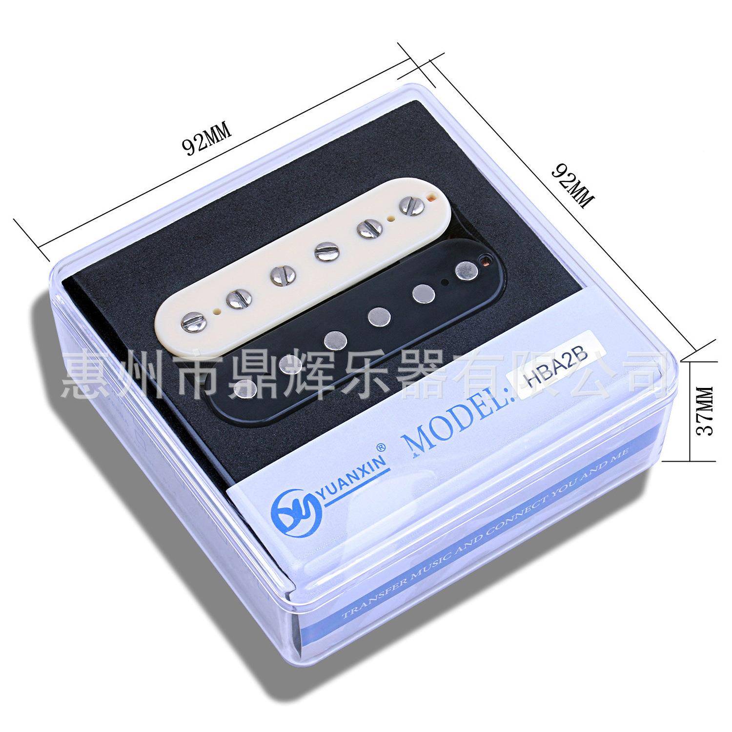 高LP电吉端他双联双圈线拾音器电吉他无框边桥劲拾音器GLV乐器配图片