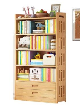 儿童实木漆书柜防尘书无架落地玻璃透明展加示柜客厅置物架rer子门厚