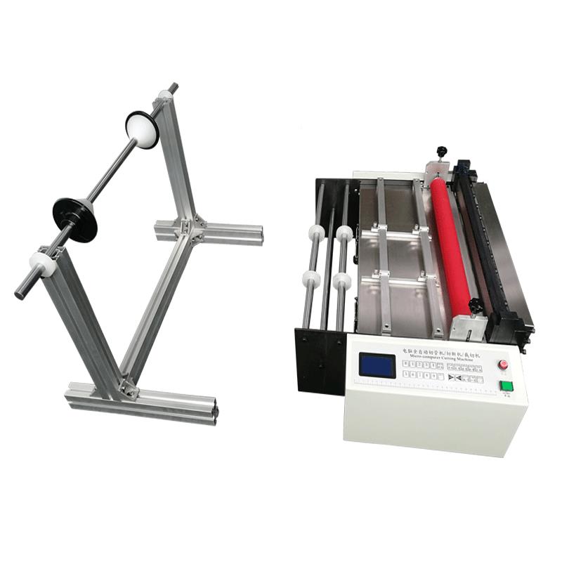 PVC膜切膜机HZ-500牛卡v纸裁切断机pc膜切机无纺布裁剪机