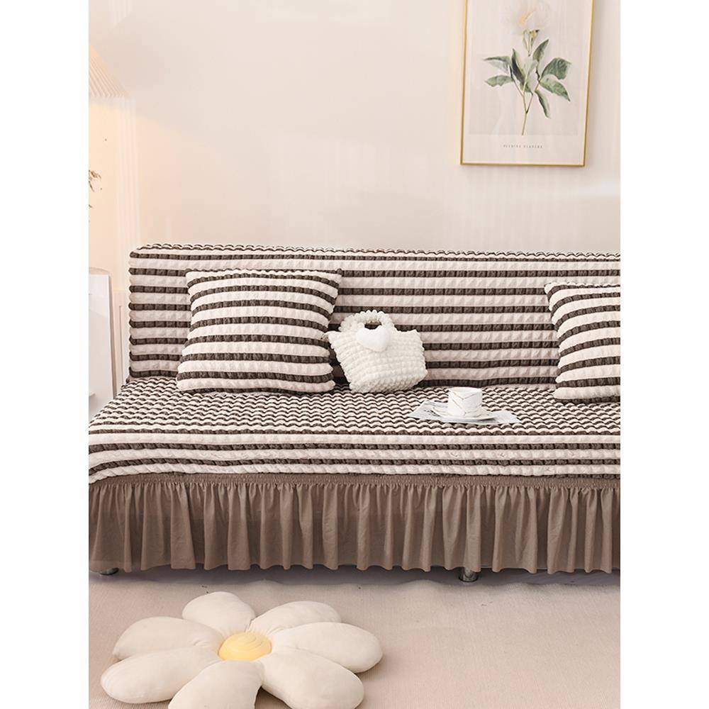 c套s无扶手发罩全包卍能沙发垫保护套可折沙叠沙滑发床套全盖F77M