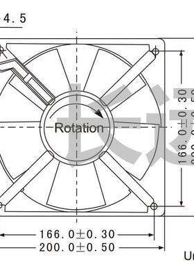鑫牛G22060G2流006020V55W20CM20厘CCC机2米机柜轴式风散热风